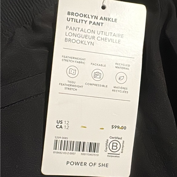 Athleta Brooklyn Ankle Utility Pant // Black - Picture 10 of 16